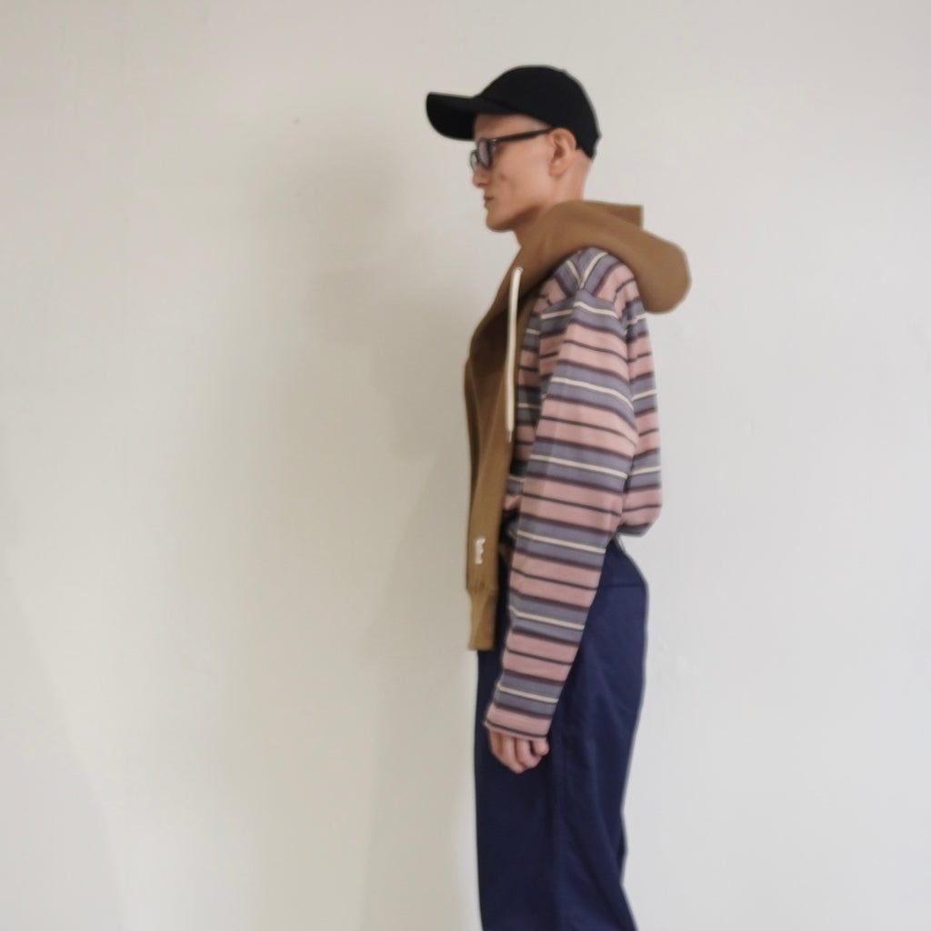 [SCYE BASICS] Fleece Back Jersey Hooded Scarf