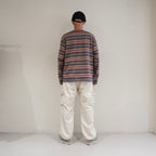 [SCYE BASICS] Multi Striped Cotton L/S T-Shirt