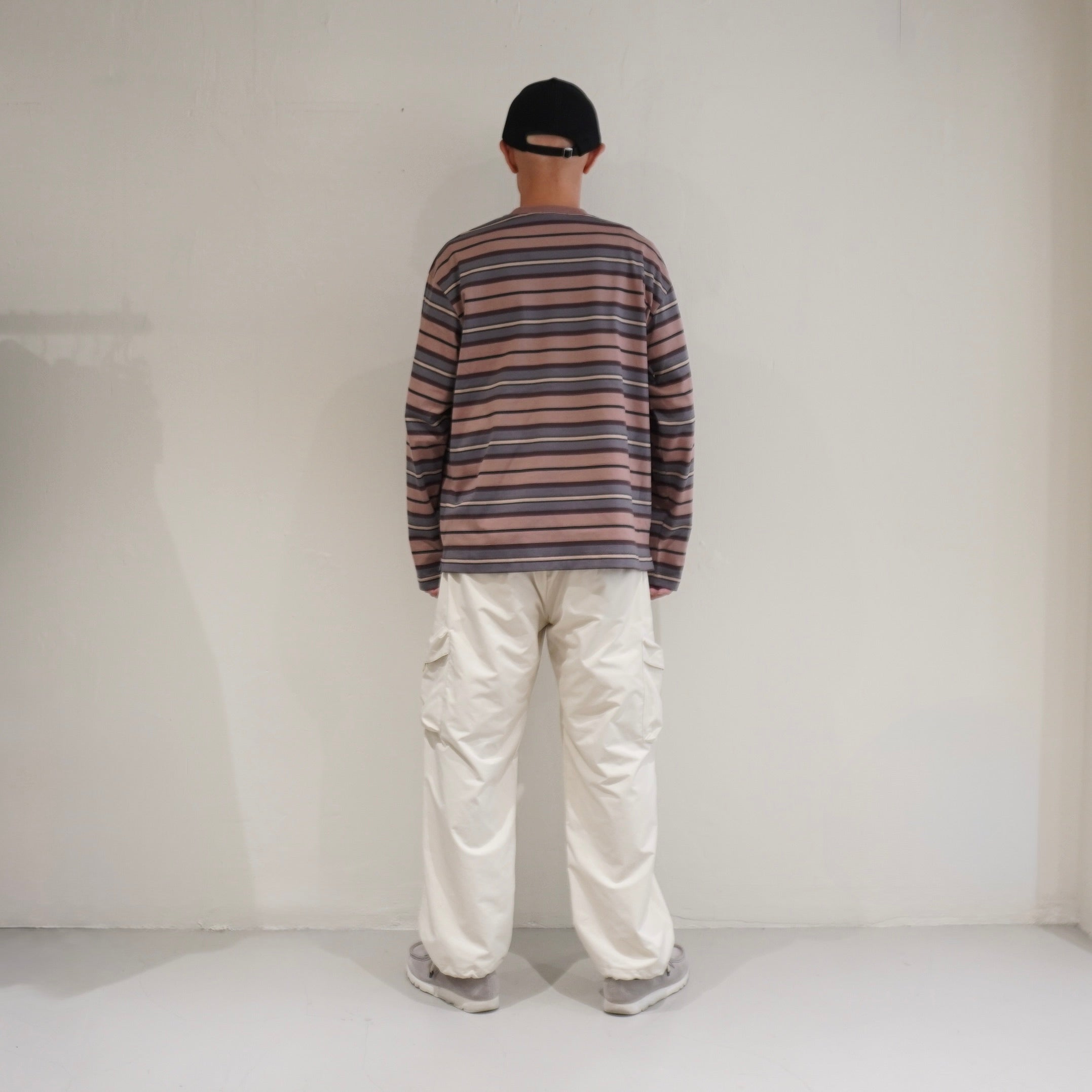 [SCYE BASICS] Multi Striped Cotton L/S T-Shirt