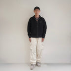 [SCYE BASICS] Fleece Back Jersey Zip Up Top