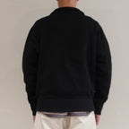 [SCYE BASICS] Fleece Back Jersey Zip Up Top