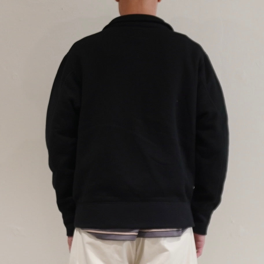 [SCYE BASICS] Fleece Back Jersey Zip Up Top