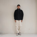 [SCYE BASICS] Fleece Back Jersey Zip Up Top