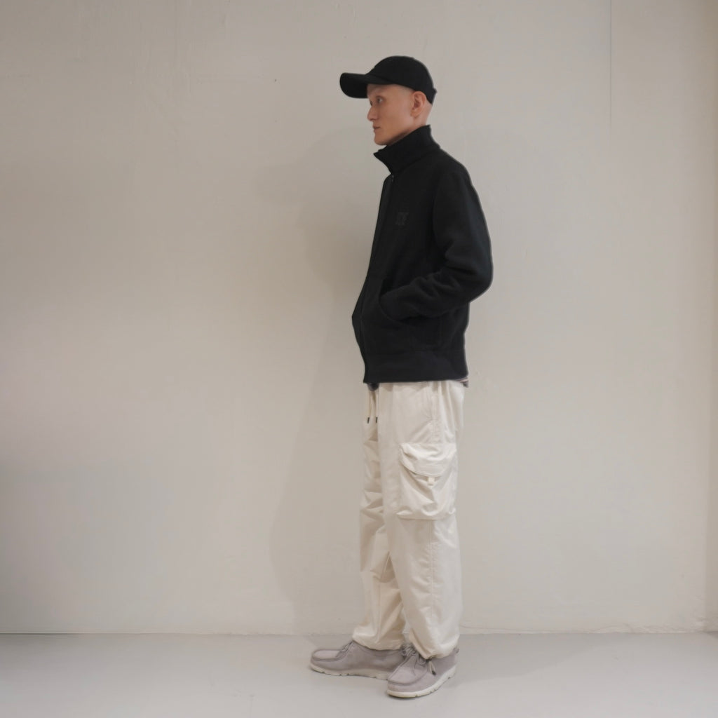 [SCYE BASICS] Fleece Back Jersey Zip Up Top