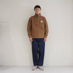 [SCYE BASICS] Fleece Back Jersey Zip Up Top