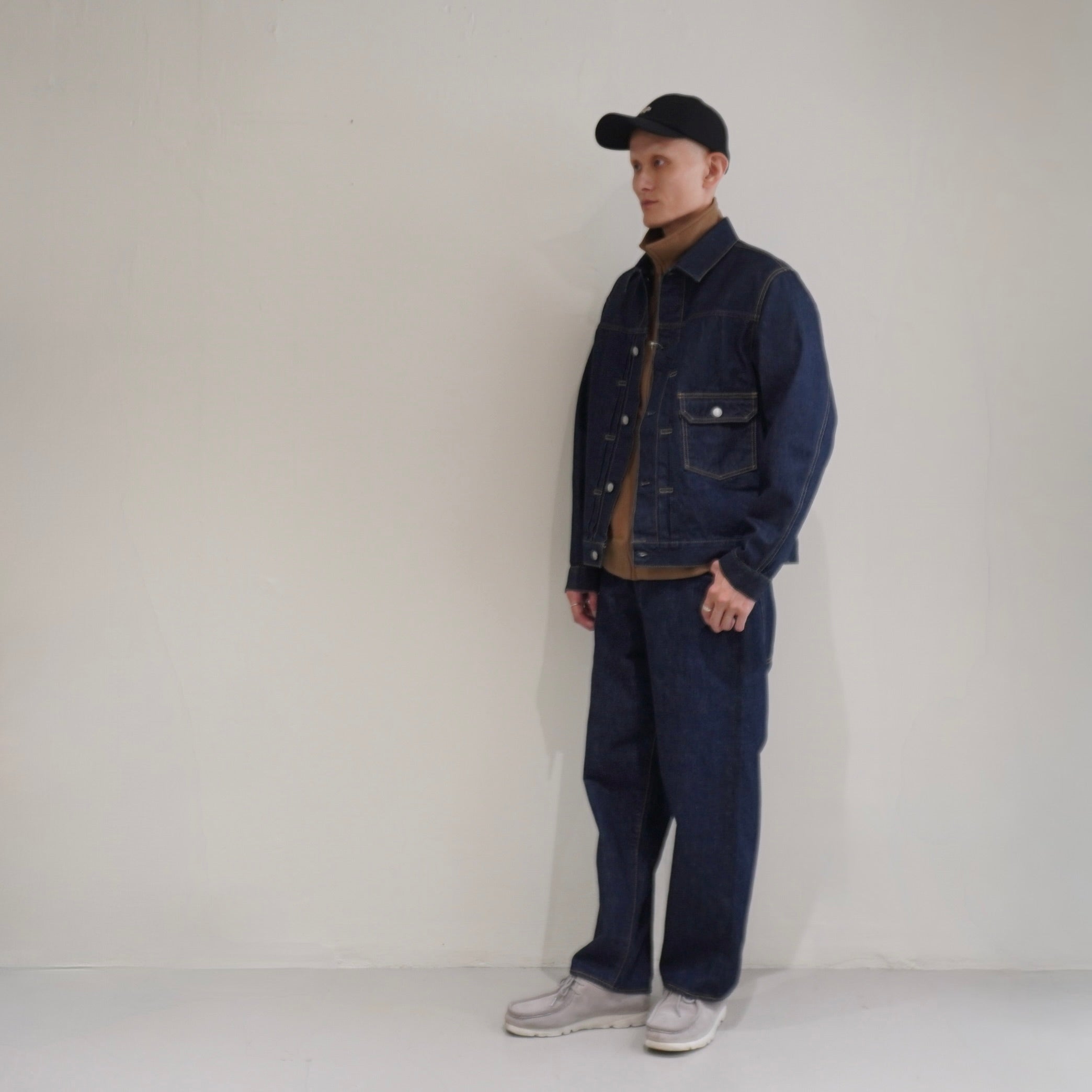 [SCYE BASICS] Fleece Back Jersey Zip Up Top