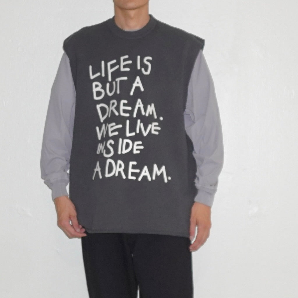BRU NA BOINNE アラスカ　スーベニアスウェットカットソー　黒 BRUNABOINNE] IN MY DREAM SWEAT – apartir Online Store