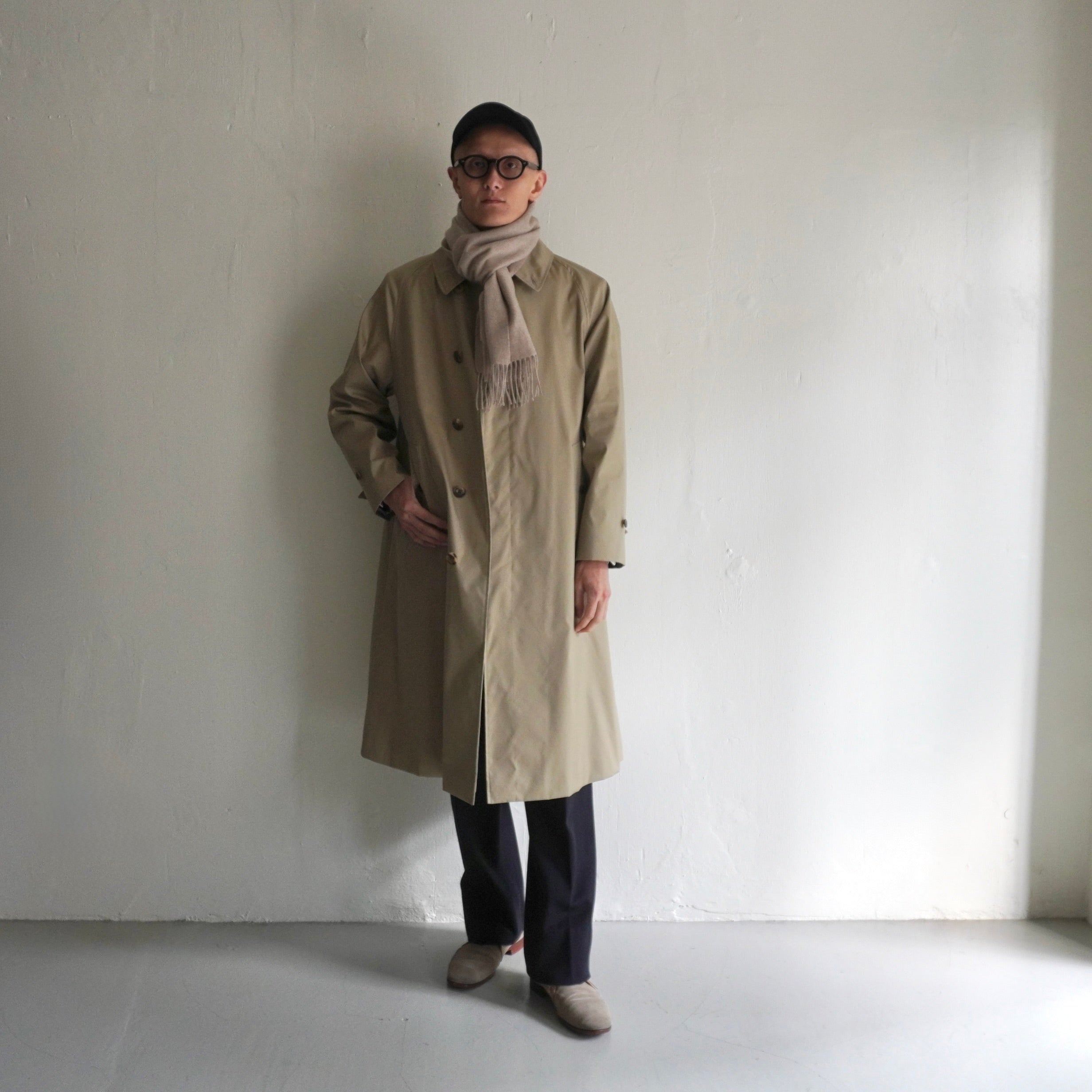 [apartir] CASHMERE SCARF 2TONE MEDIUM