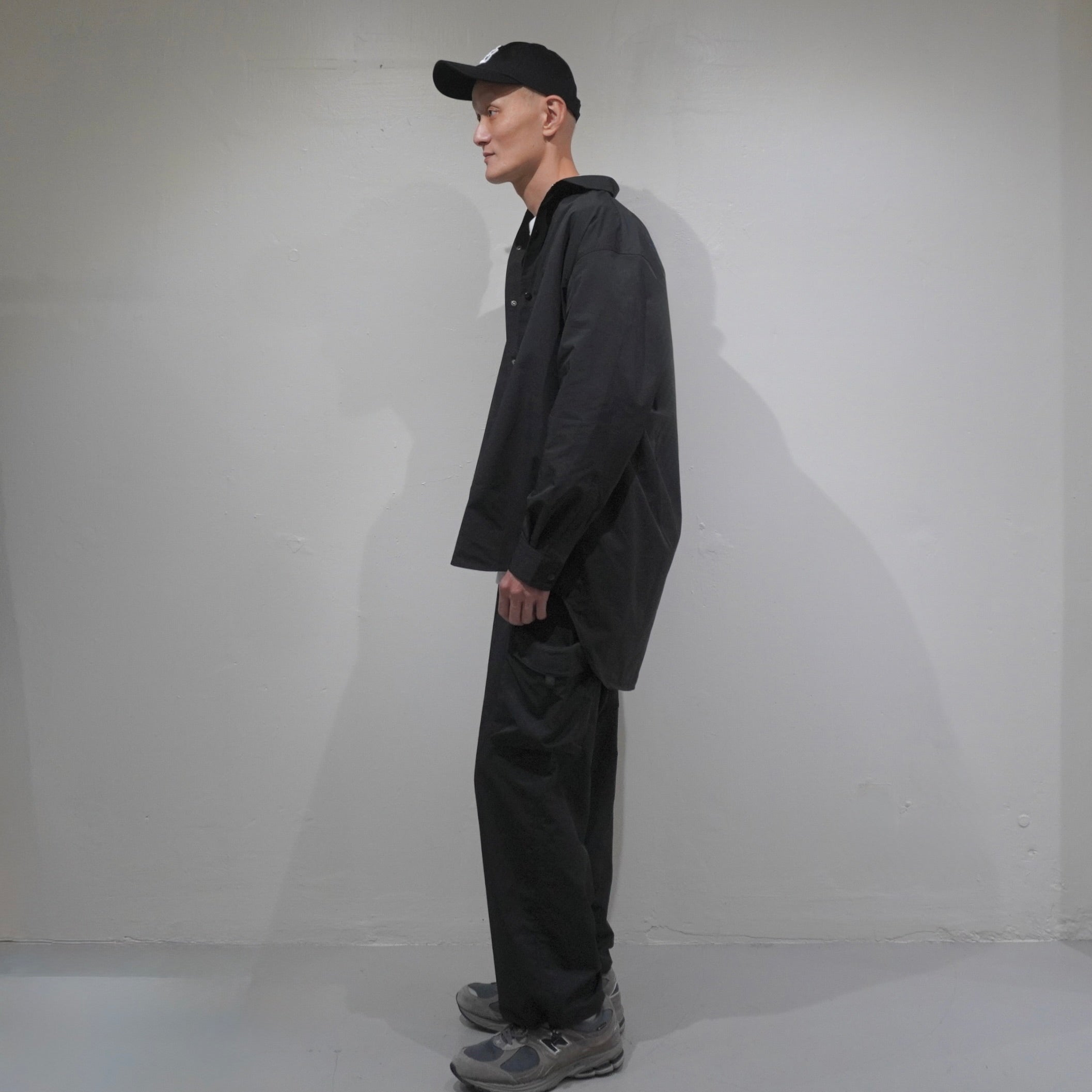 [SCYEBASICS] High Density Mil Cloth Snap Shirt