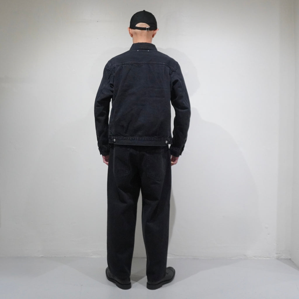 [SCYE BASICS] Selvage Black Denim Jacket Type2