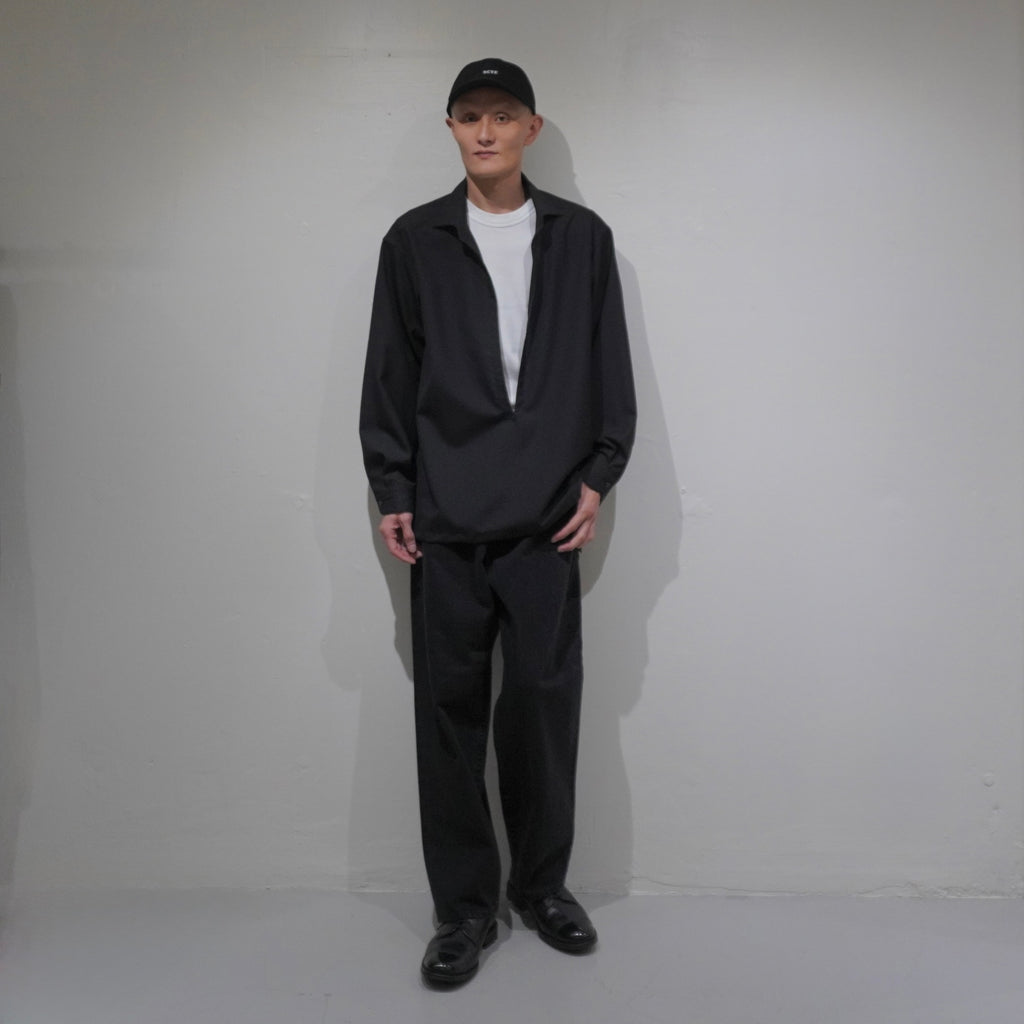 [SCYE BASICS] Selvedge Denim Baggy Jeans Black