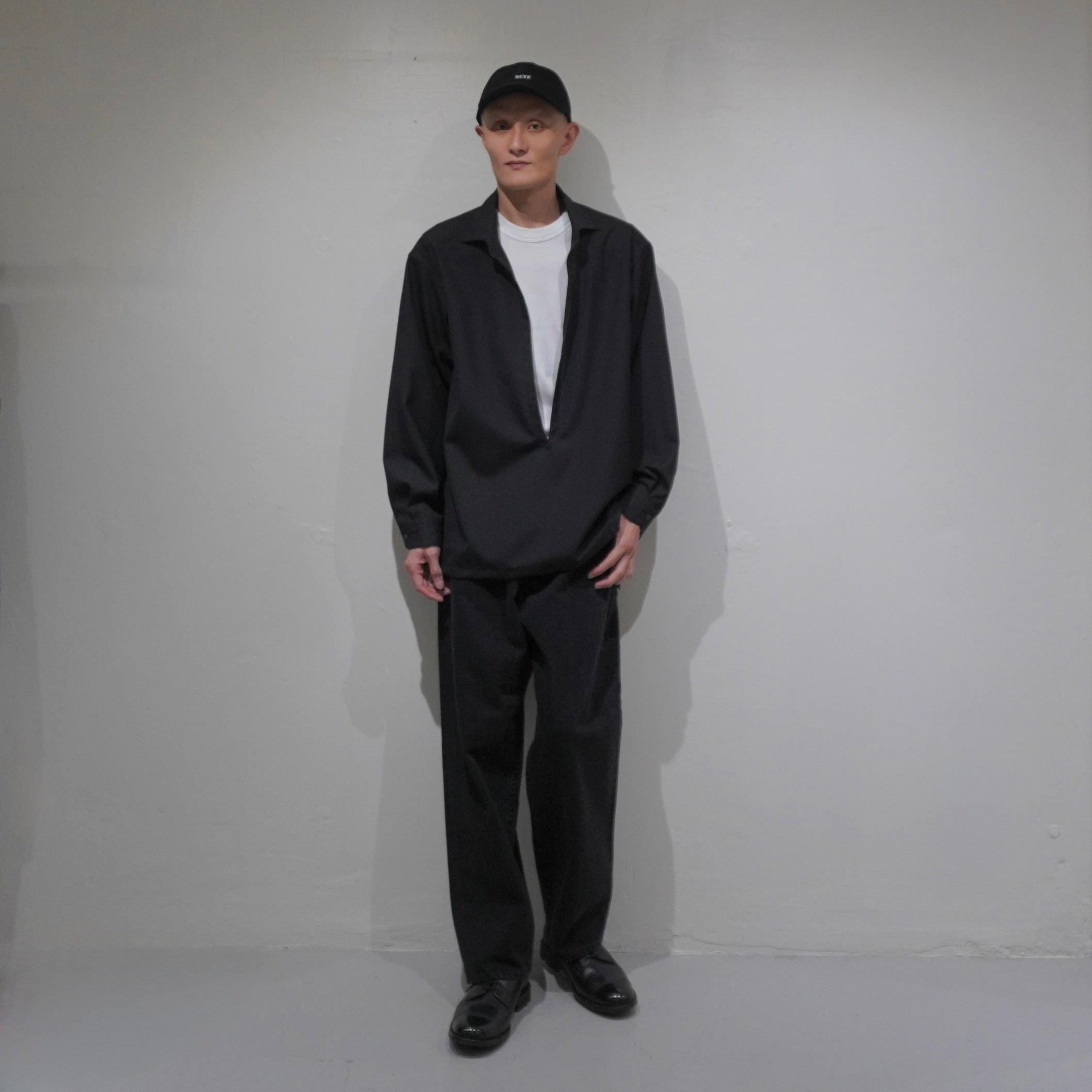 [SCYE BASICS] Selvedge Denim Baggy Jeans Black