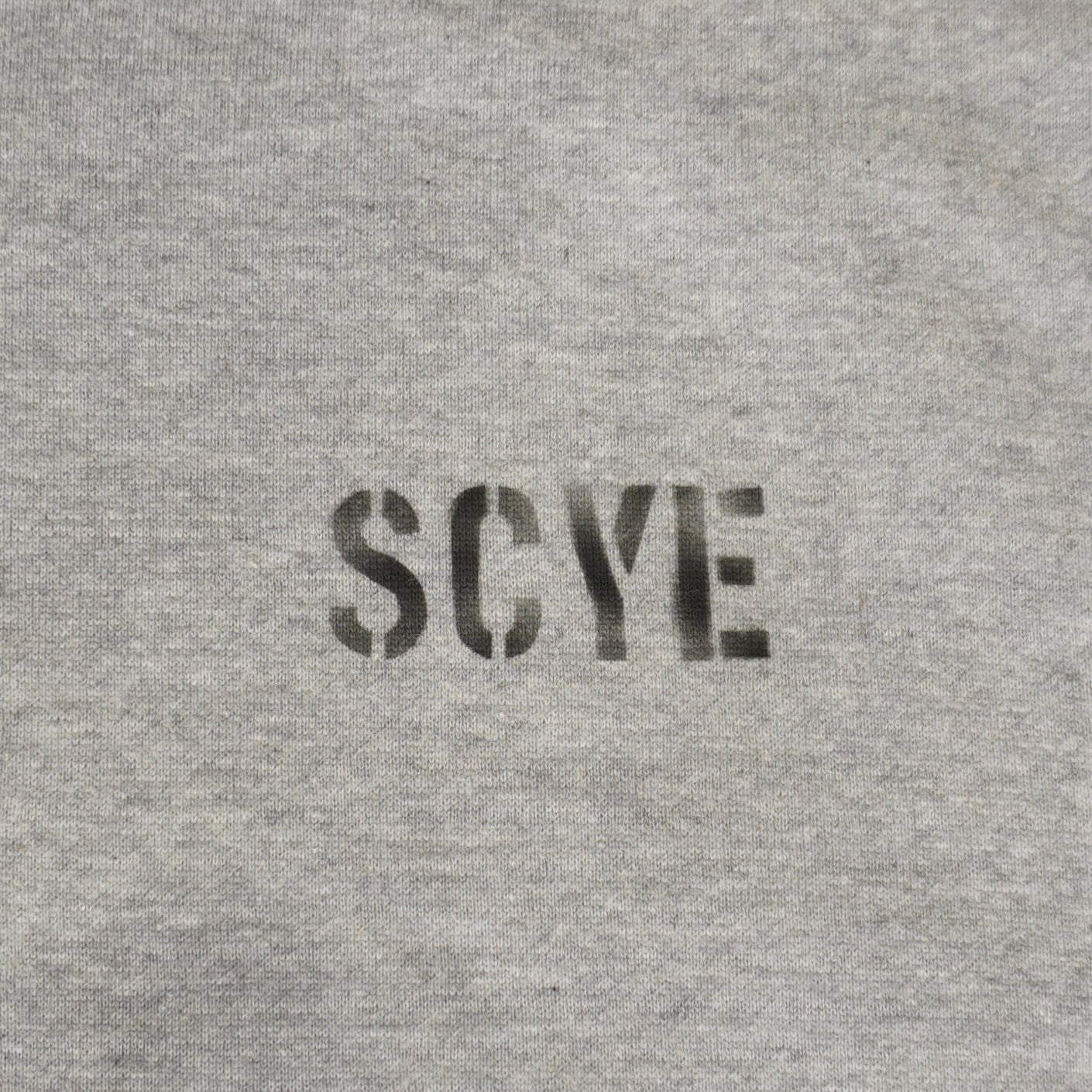 SCYEBASICS] Fleece back Jersey Sweat Shirt サイベーシックス 吊り裏
