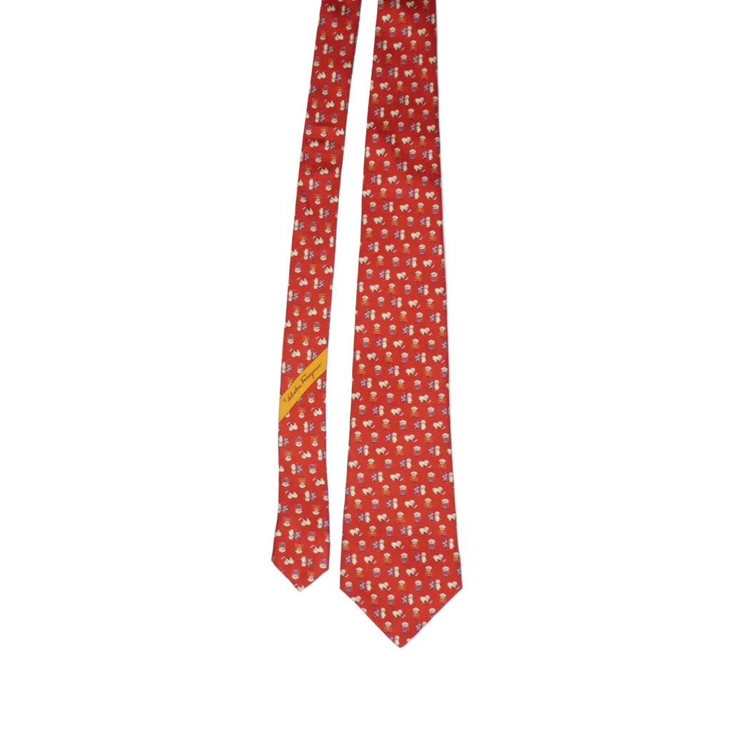 [OLD] Salvatore Ferragamo Animal Pattern Tie