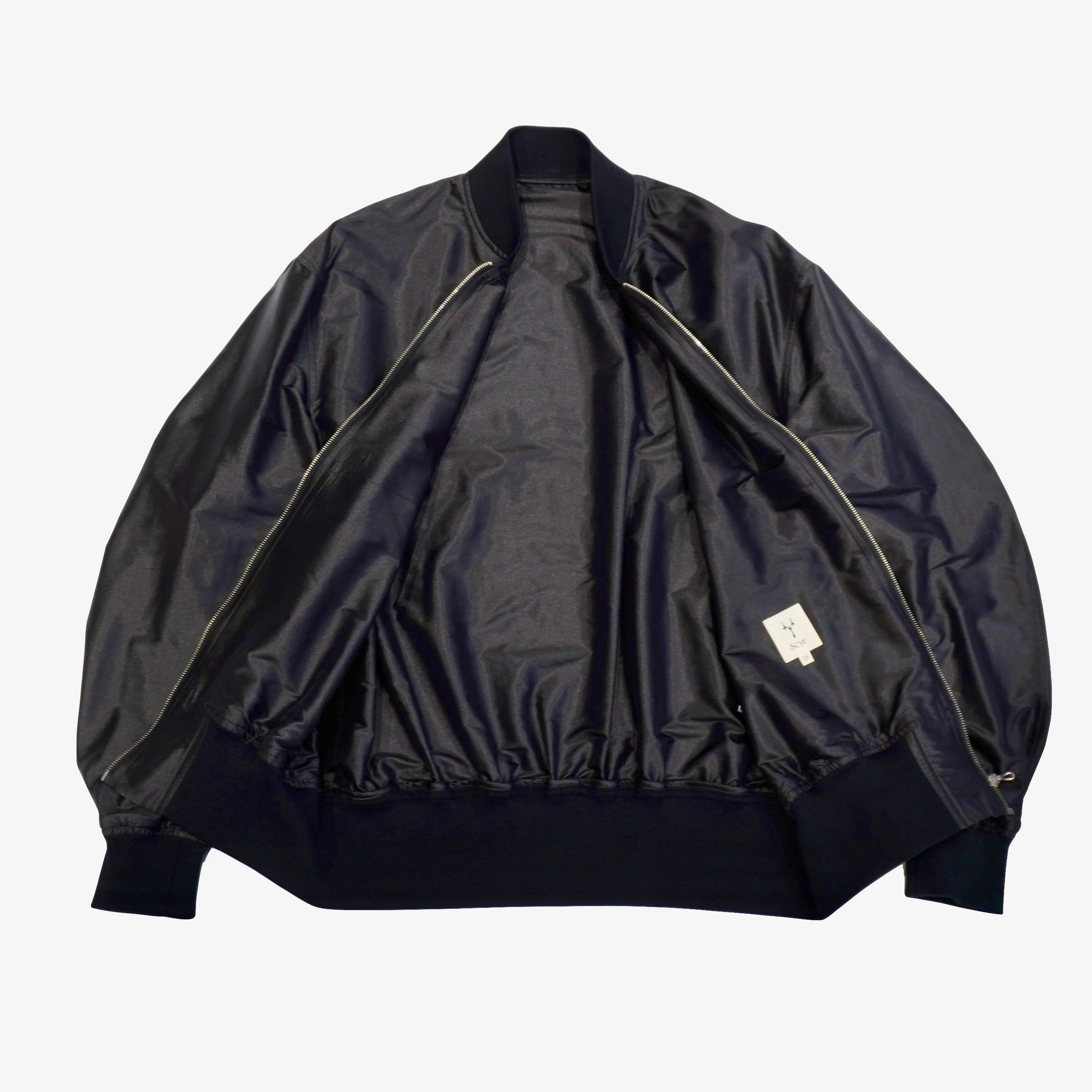 [SCYE] Silk Nylon Parachute Cloth Bomber Jacket