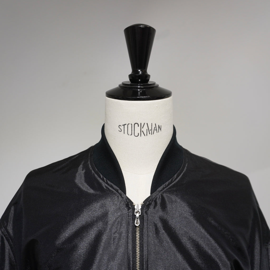 [SCYE] Silk Nylon Parachute Cloth Bomber Jacket