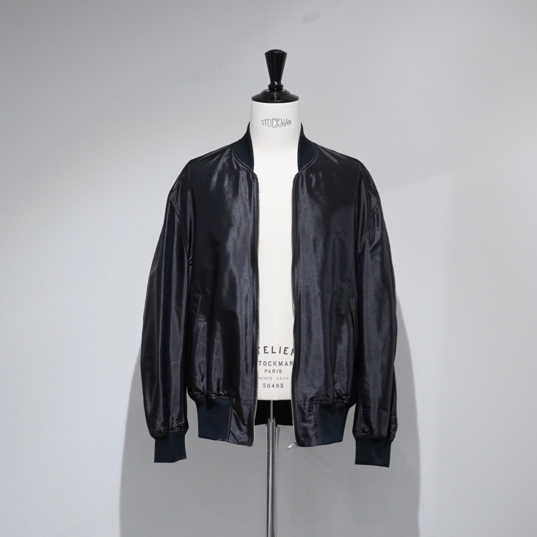 [SCYE] Silk Nylon Parachute Cloth Bomber Jacket