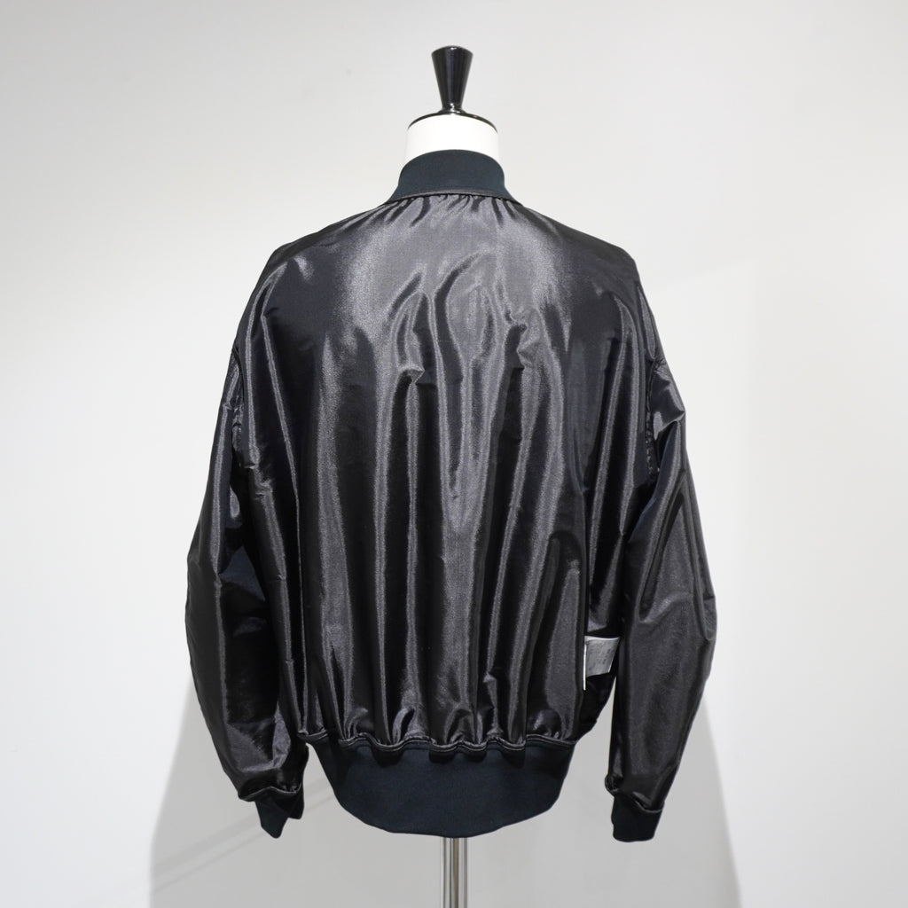 [SCYE] Silk Nylon Parachute Cloth Bomber Jacket