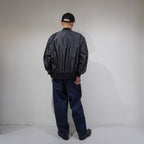 [SCYE] Silk Nylon Parachute Cloth Bomber Jacket