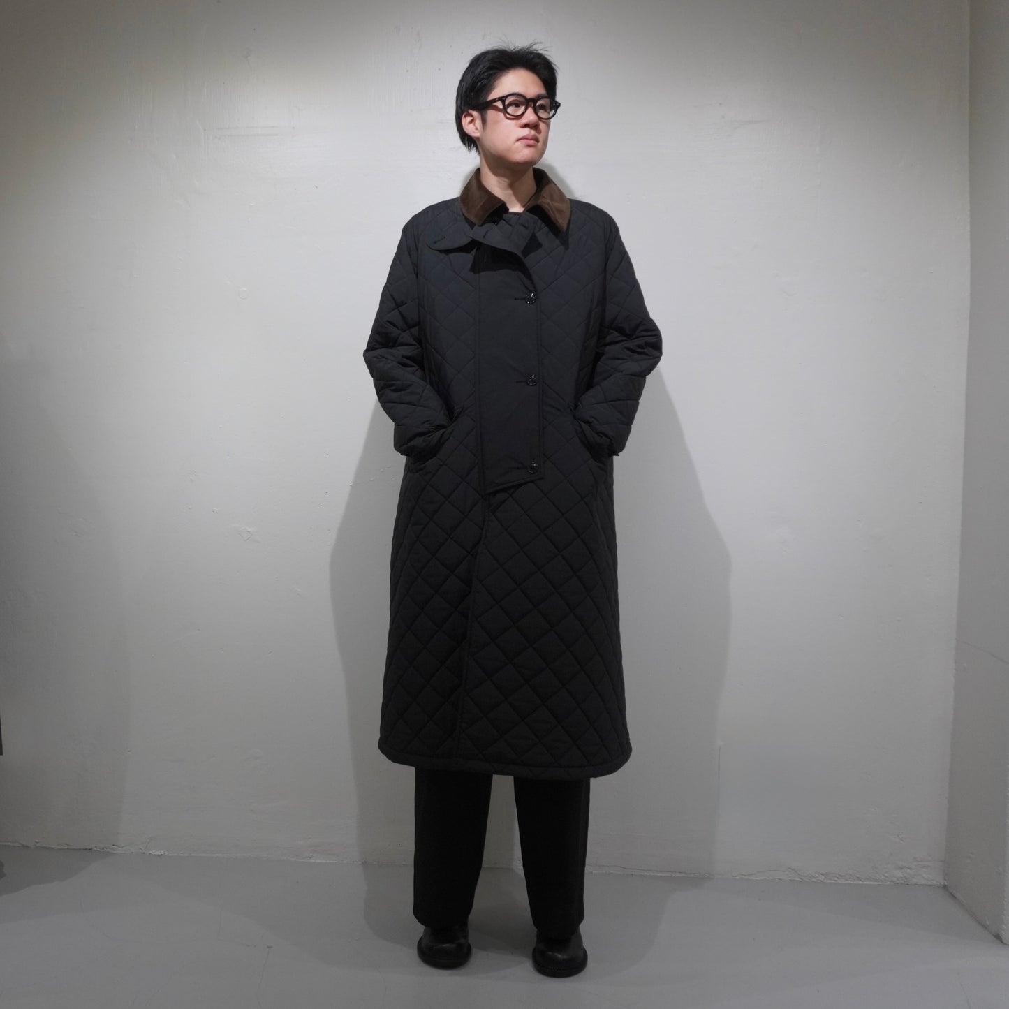 [SCYE] P/N Powdery Cloth Quilted Coat