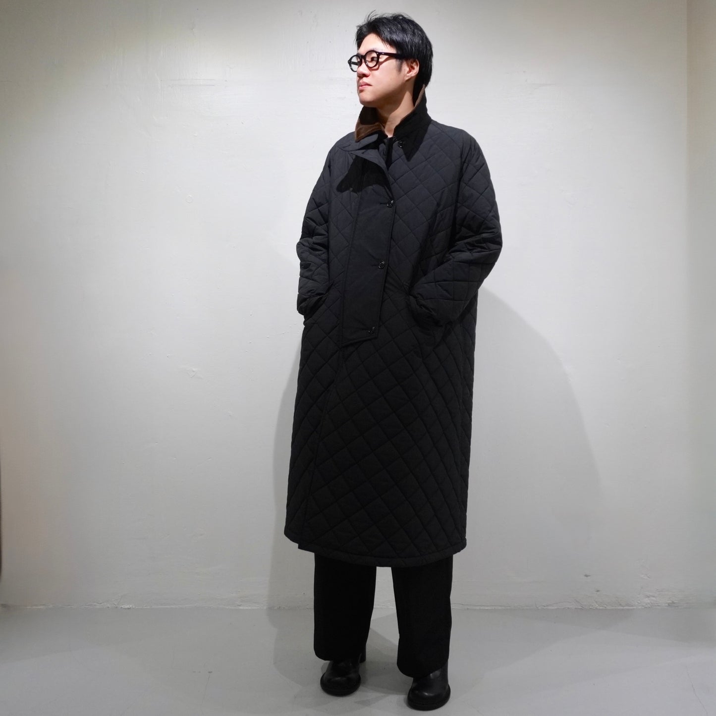 [SCYE] P/N Powdery Cloth Quilted Coat