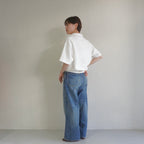 [SCYE] Womens Tubular Loop Back Terry Logo Half Zip Pullover