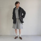 [SCYE BASICS] Tubular Loop Back Terry Logo Sweat Shorts