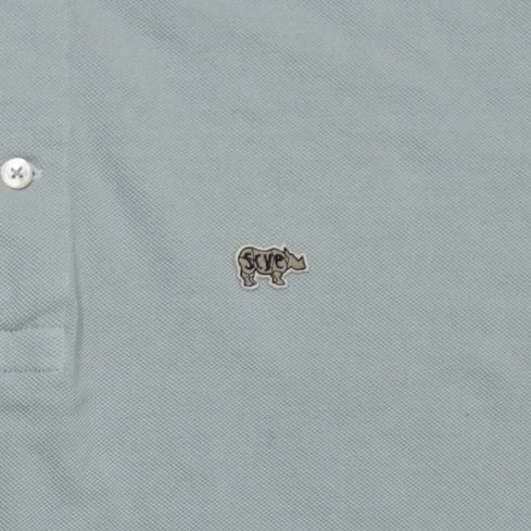 [SCYE BASICS] Cotton Pique Henley Neck Shirt