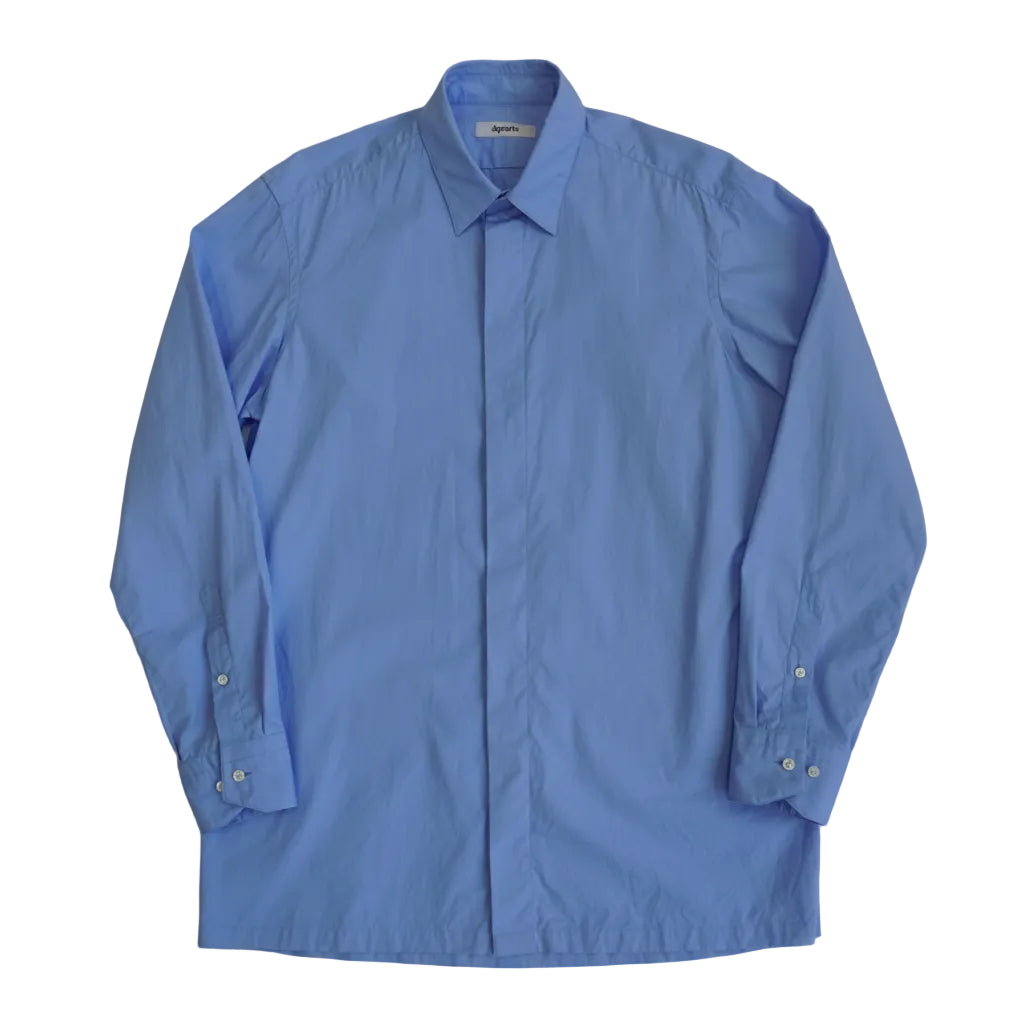 [apartir atelier] 80/2 Suvin Cotton Typewriter Fly Front Shirt