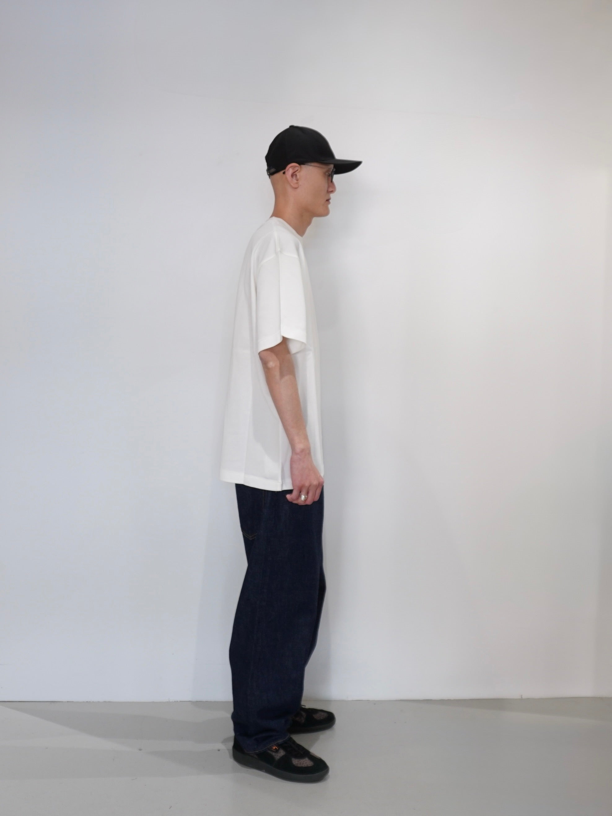 [Scye × Mountain Research] Cotton Pique side pocket T-shirt
