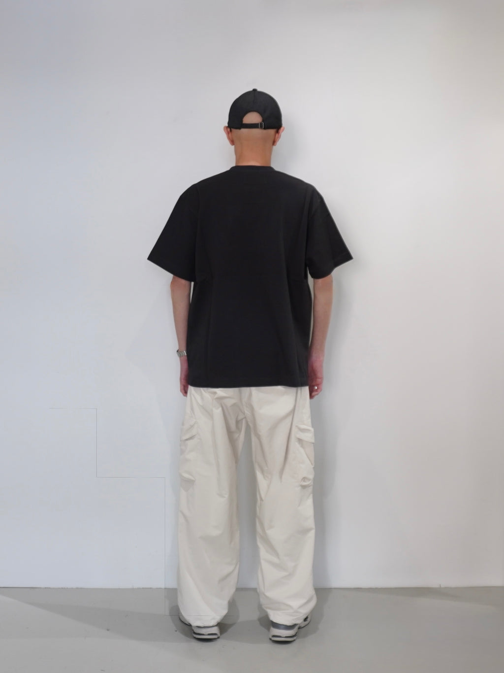 [Scye × Mountain Research] Cotton Pique side pocket T-shirt