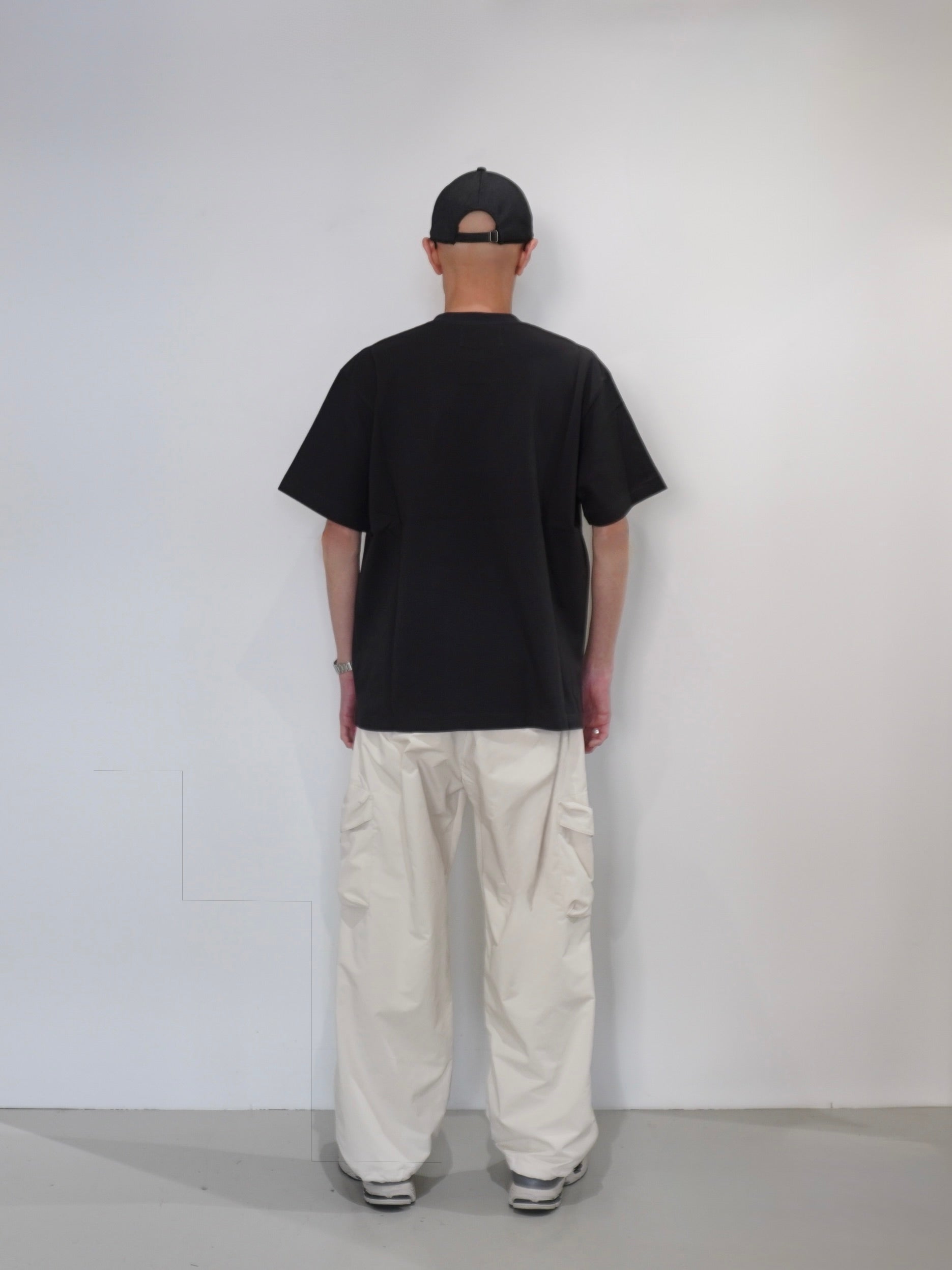 [Scye × Mountain Research] Cotton Pique side pocket T-shirt