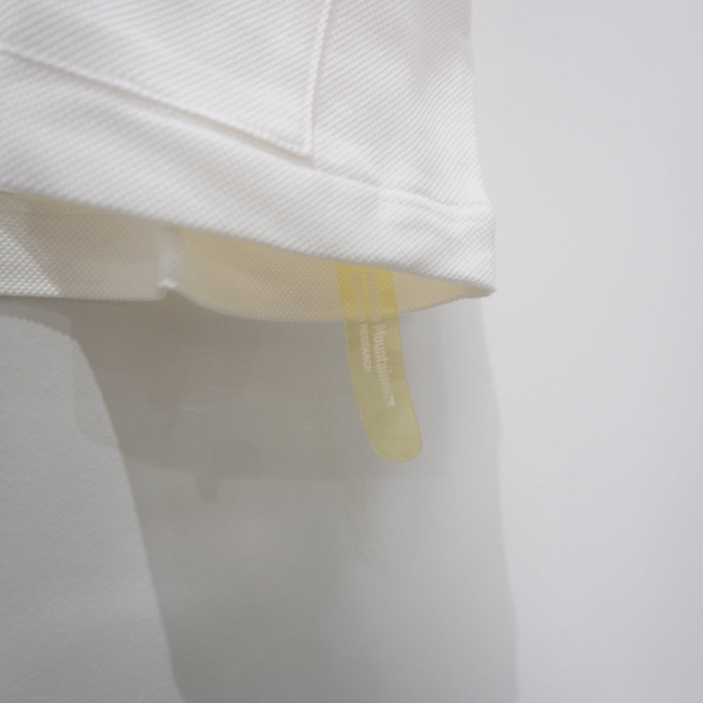 [Scye × Mountain Research] Cotton Pique side pocket T-shirt