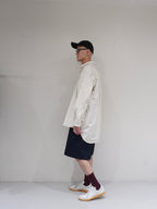 [SCYE BASICS] High Density Mil Cloth Snap Shirt