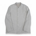 [Scye] Linen Herringbone Stand Collar Work Jacket