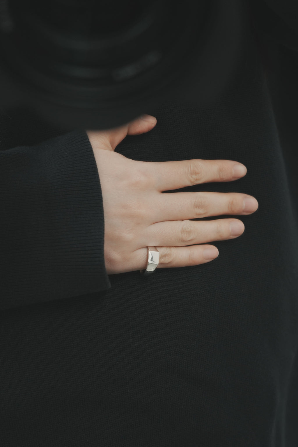 [NINENINE] Sterling Silver Signet Ring | 25-R-042