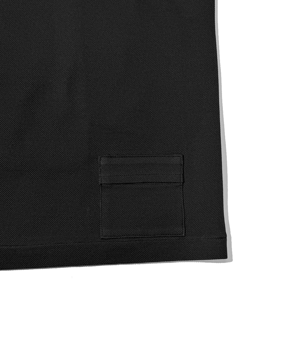 [Scye × Mountain Research] Cotton Pique side pocket T-shirt