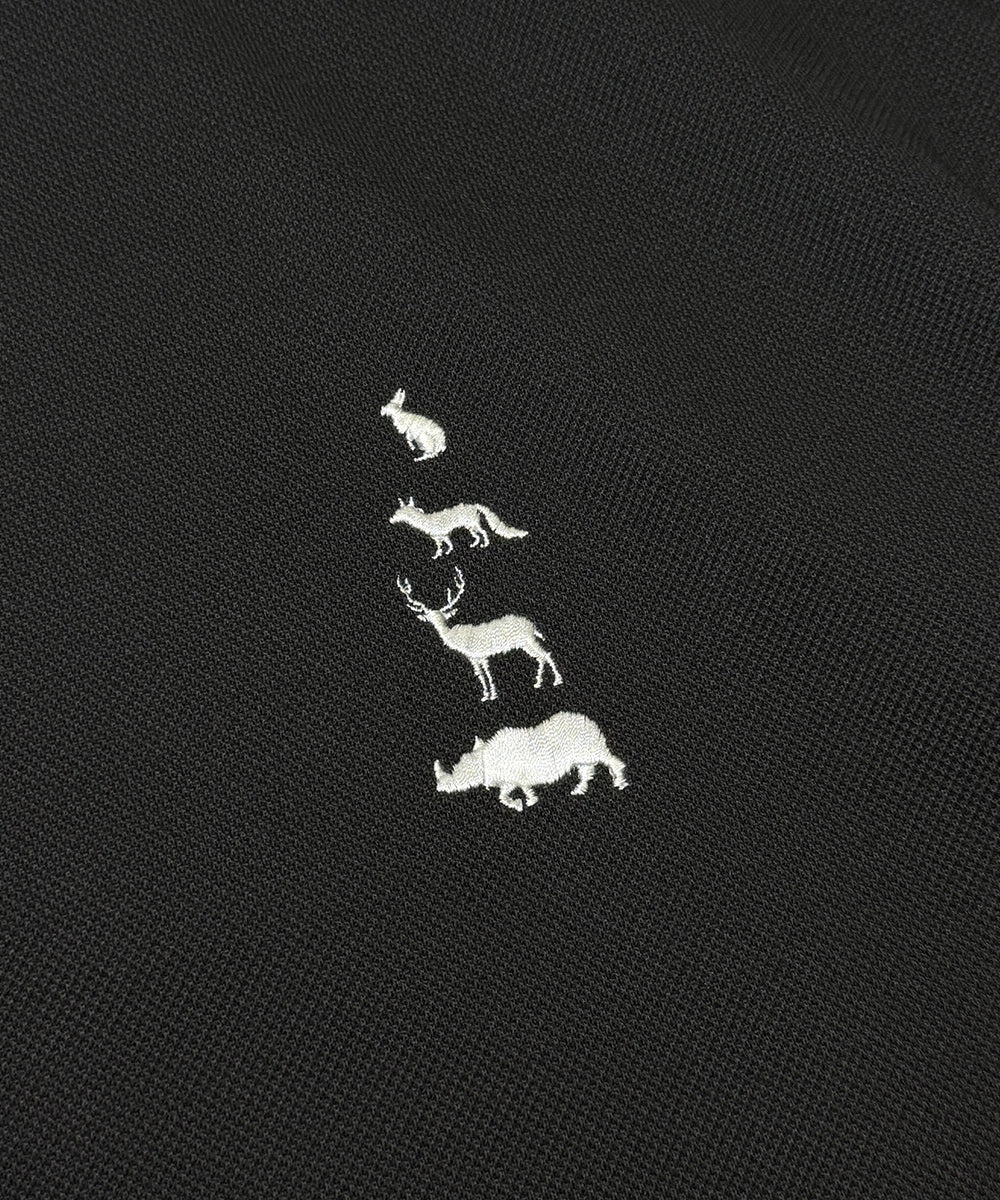 [Scye × Mountain Research] Cotton Pique side pocket T-shirt