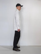 [apartir atelier] 100/2 Supima Cotton Grosgrain Fly Front Shirt - apartir Online Store アパルティール セレクトショップ