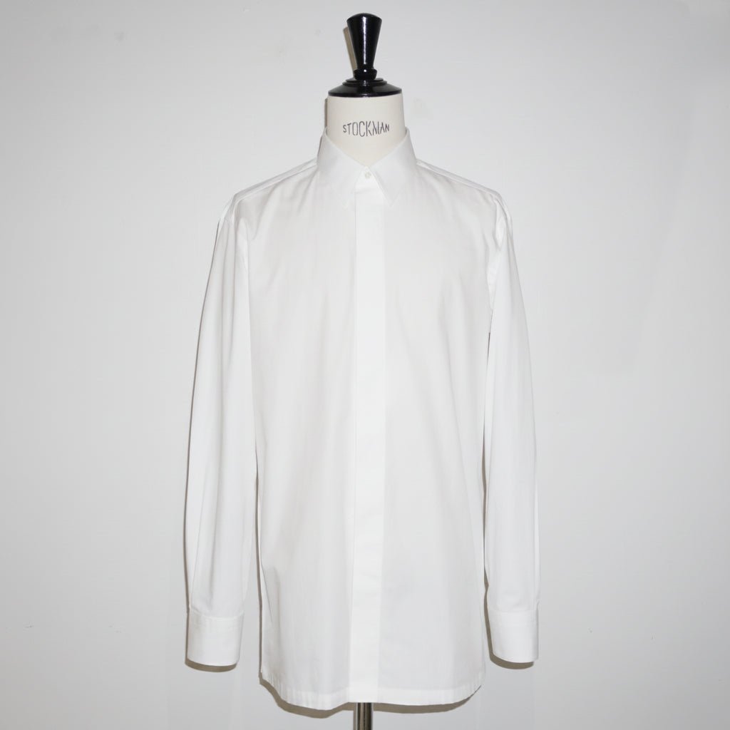 [apartir atelier] 100/2 Supima Cotton Grosgrain Fly Front Shirt - apartir Online Store アパルティール セレクトショップ