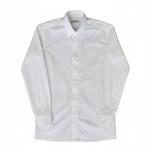 [apartir atelier] 100/2 Supima Cotton Grosgrain Fly Front Shirt - apartir Online Store アパルティール セレクトショップ