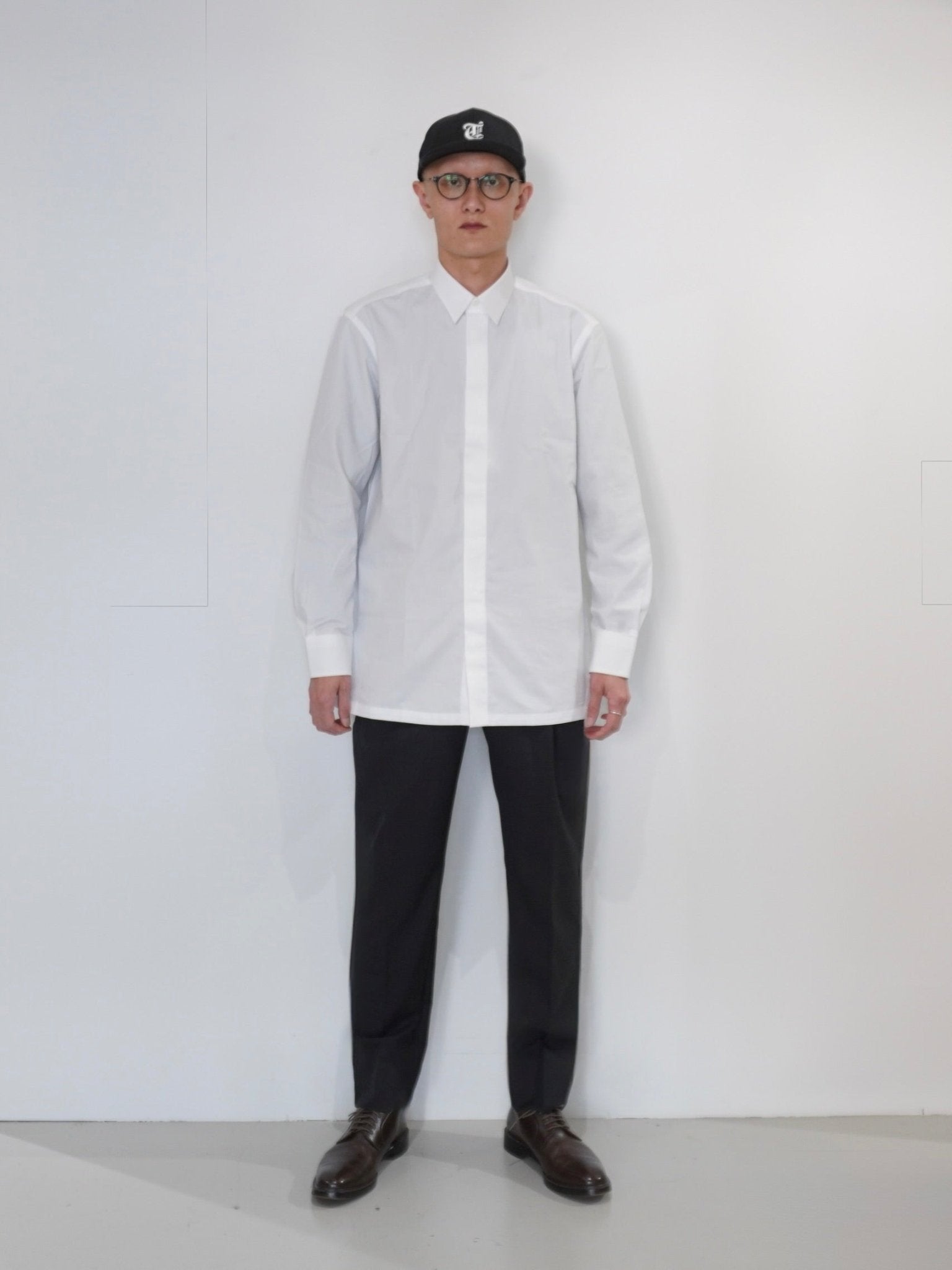 [apartir atelier] 100/2 Supima Cotton Grosgrain Fly Front Shirt - apartir Online Store アパルティール セレクトショップ