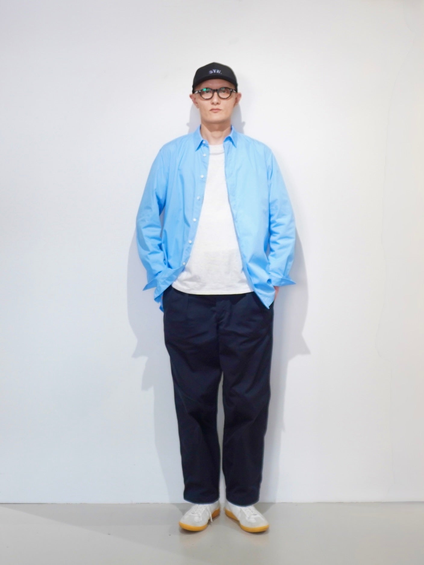 [apartir atelier] 80/2 Suvin Cotton Typewriter Fly Front Shirt - apartir Online Store アパルティール セレクトショップ