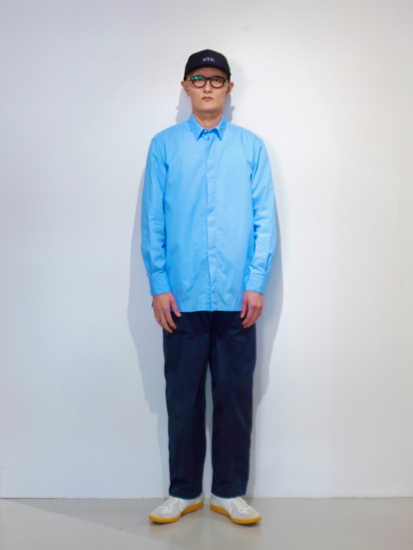 [apartir atelier] 80/2 Suvin Cotton Typewriter Fly Front Shirt - apartir Online Store アパルティール セレクトショップ