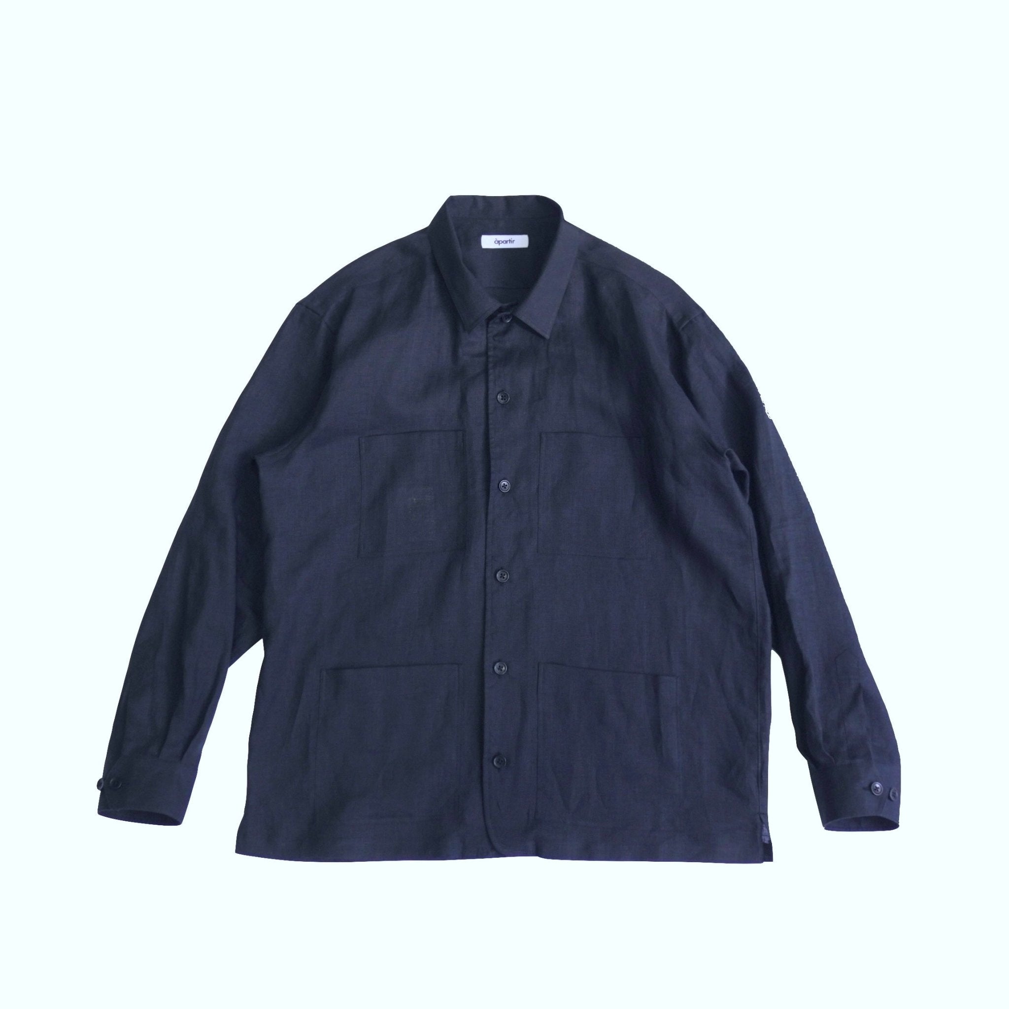 [apartir] Linen Shacket リネン シャケット - apartir Online Store アパルティール セレクトショップ