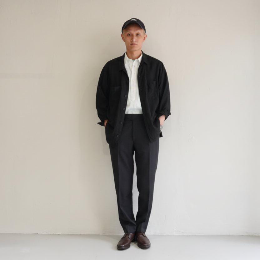 apartir order casual jacket black linen 名古屋　オーダースーツ