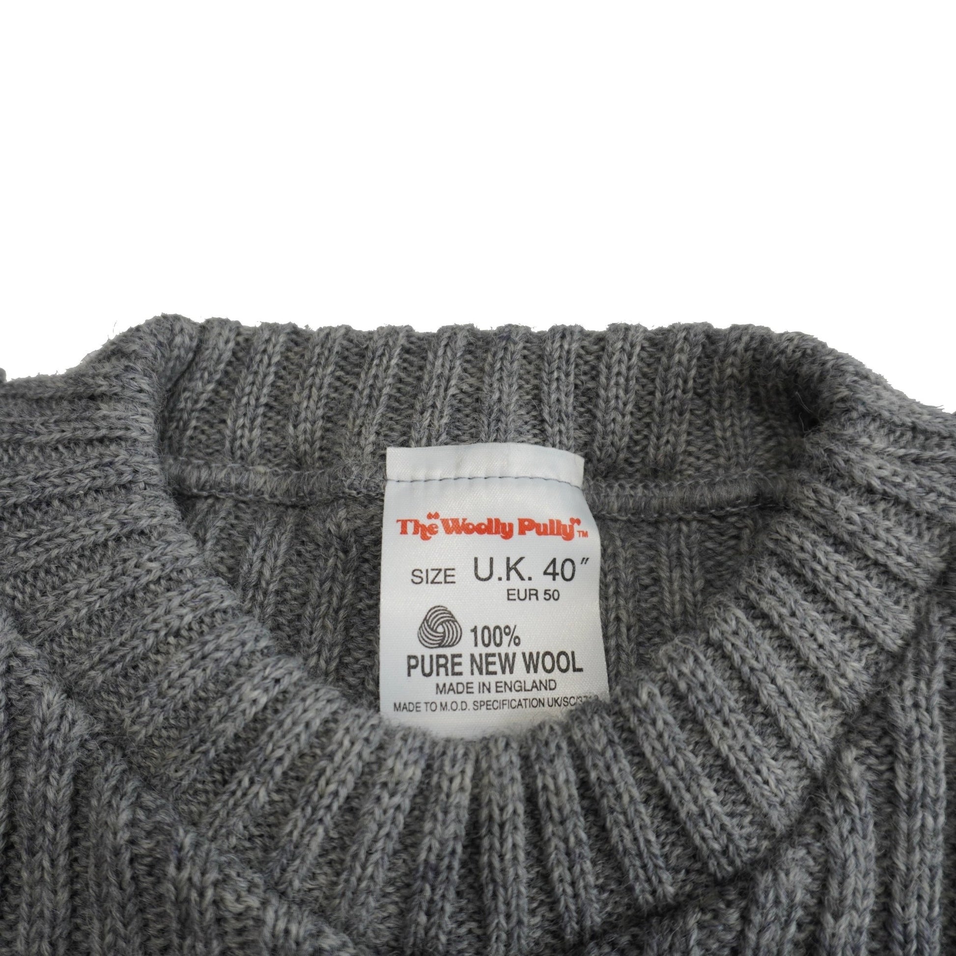 [BRITISH ARMY] THE WOOLLY PULLY SHETLAND CREW NECK KNIT（1990’s DEAD STOCK） - apartir Online Store アパルティール セレクトショップ