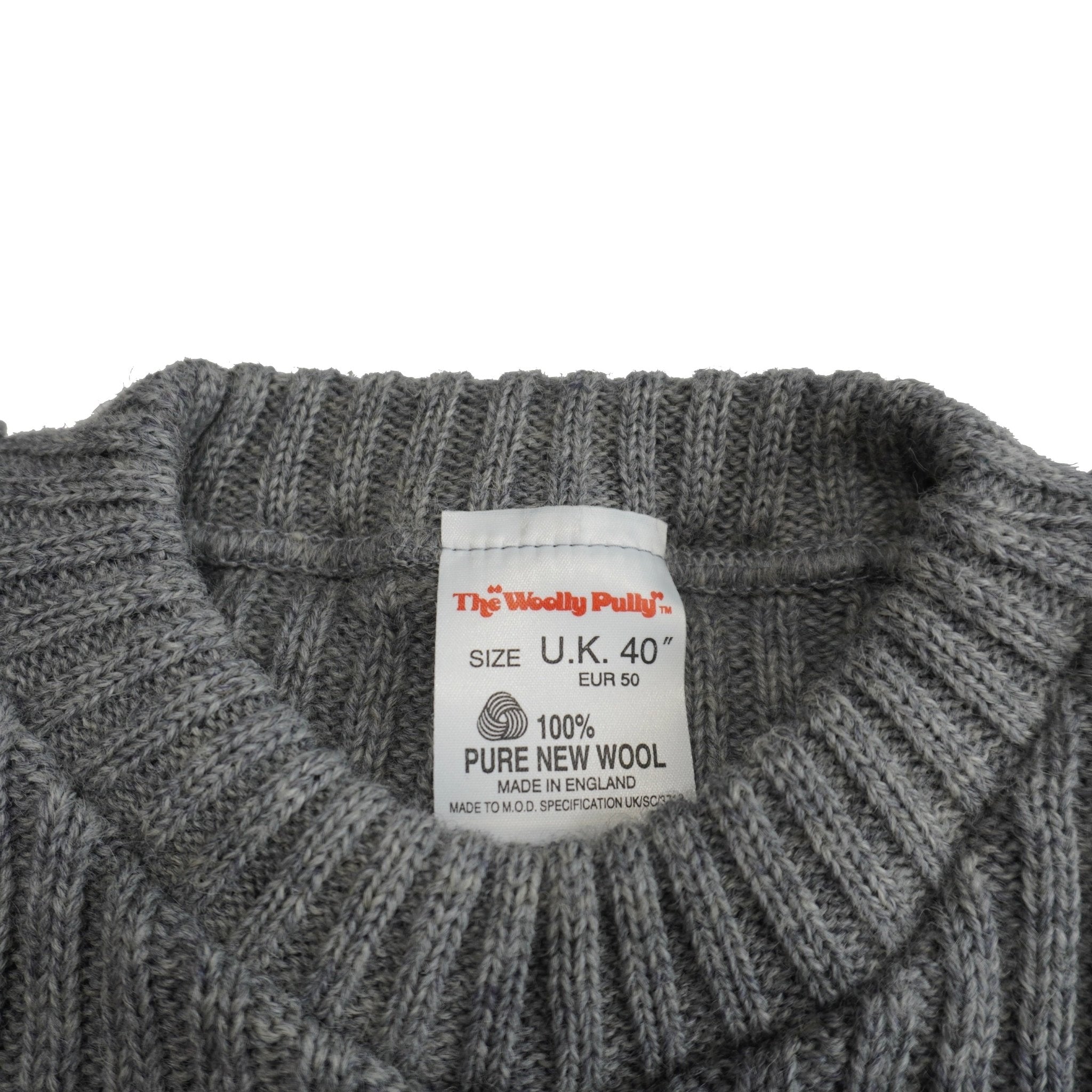 [BRITISH ARMY] THE WOOLLY PULLY SHETLAND CREW NECK KNIT（1990’s DEAD STOCK） - apartir Online Store アパルティール セレクトショップ