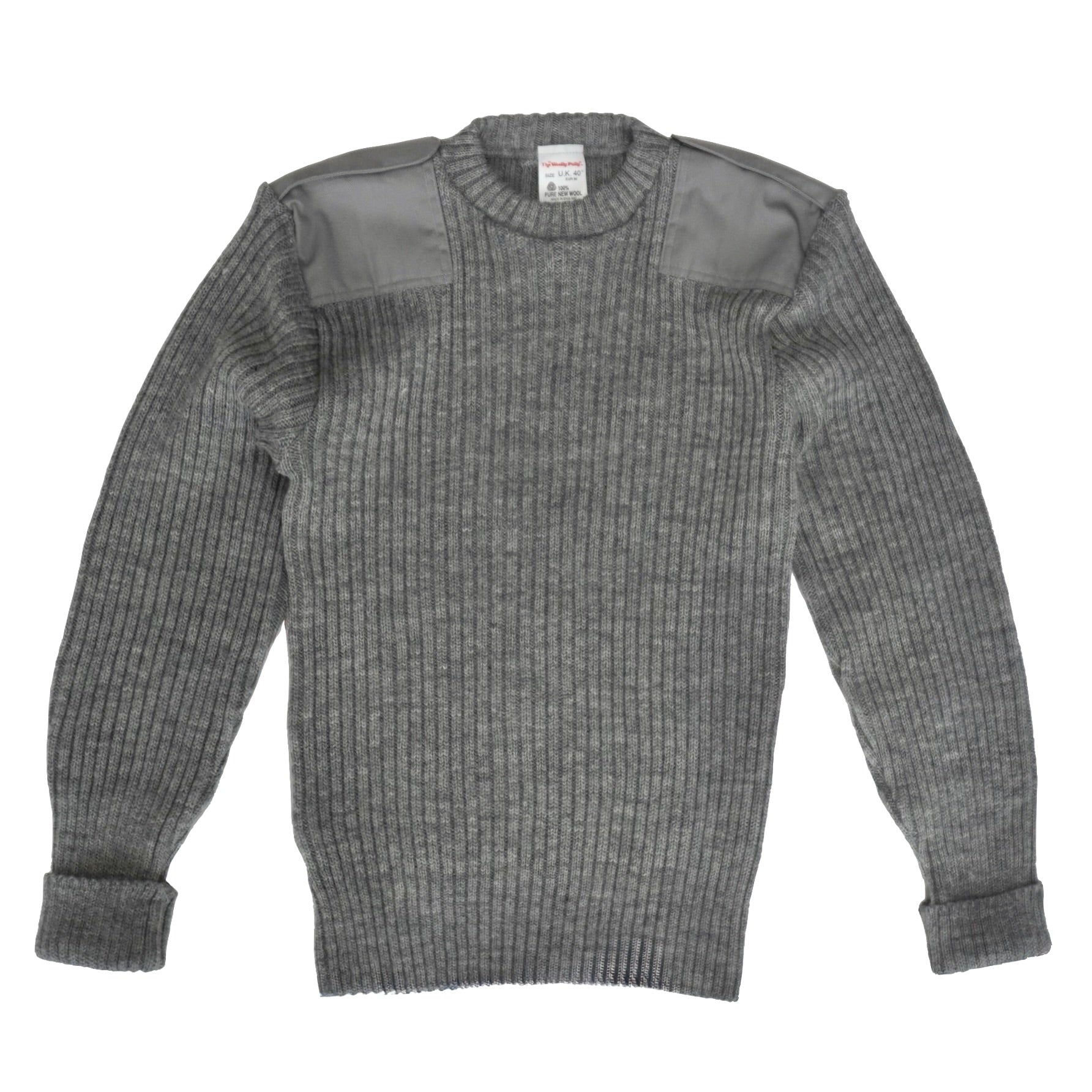 [BRITISH ARMY] THE WOOLLY PULLY SHETLAND CREW NECK KNIT（1990’s DEAD STOCK） - apartir Online Store アパルティール セレクトショップ