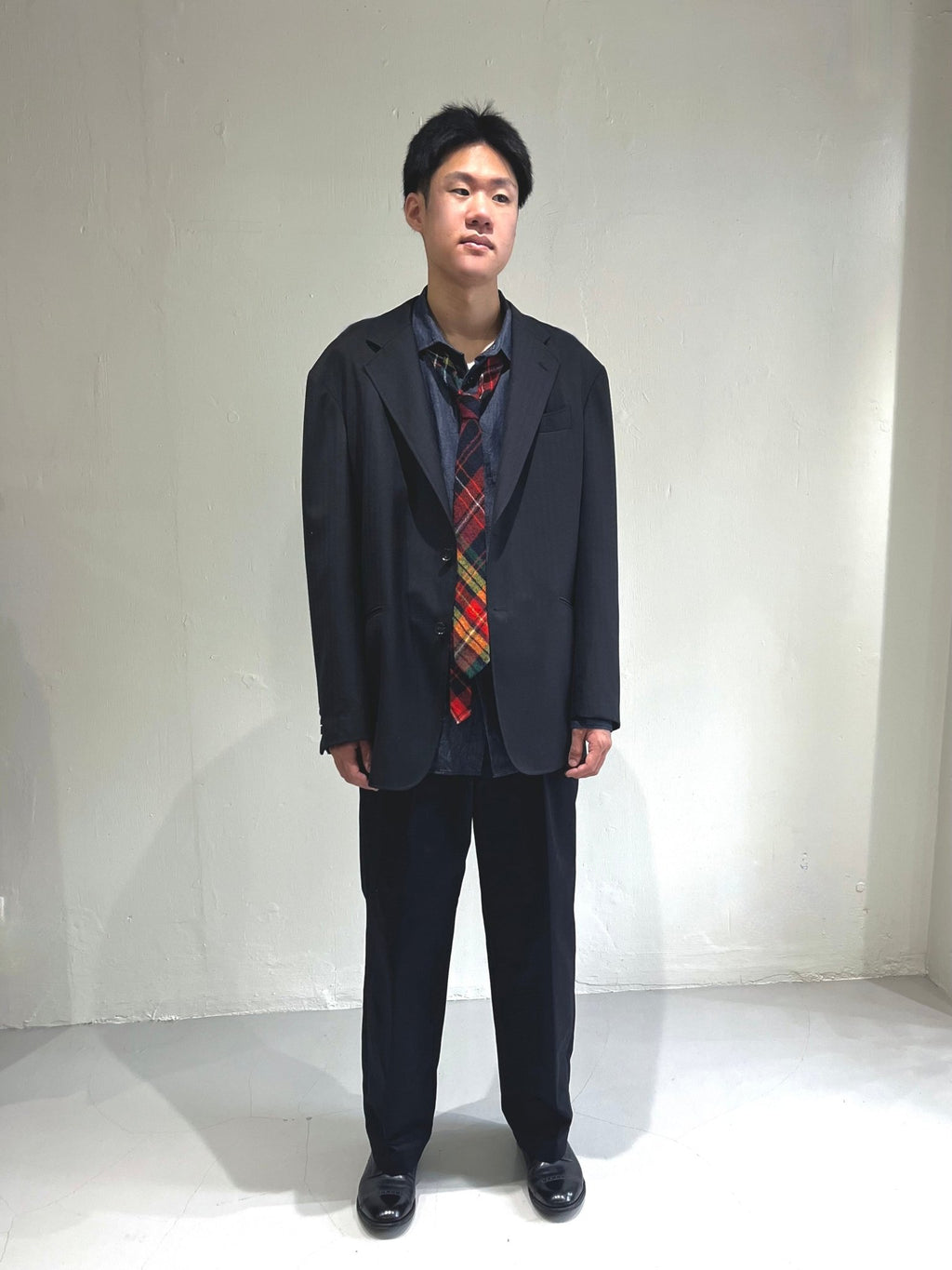 [BRU NA BOINNE] Balkan Check Tie ブルーナボイン バルカンチェック ネクタイ - apartir Online Store アパルティール セレクトショップ